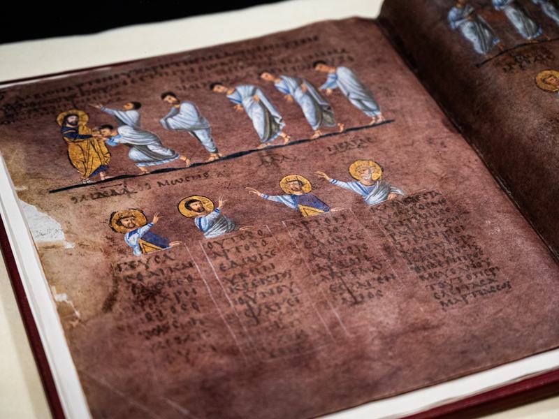 Il Codex di Rossano, il Vangelo di porpora
